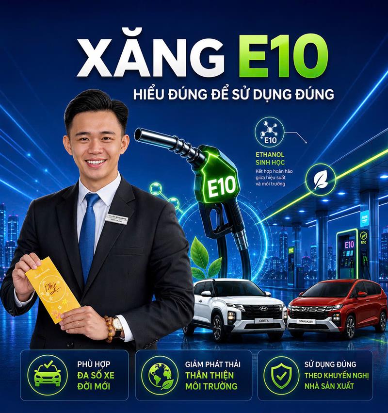 Xu Hướng Xanh Cùng Hyundai: Khả Năng Tương Thích Hoàn Hảo Với Xăng Sinh Học E10